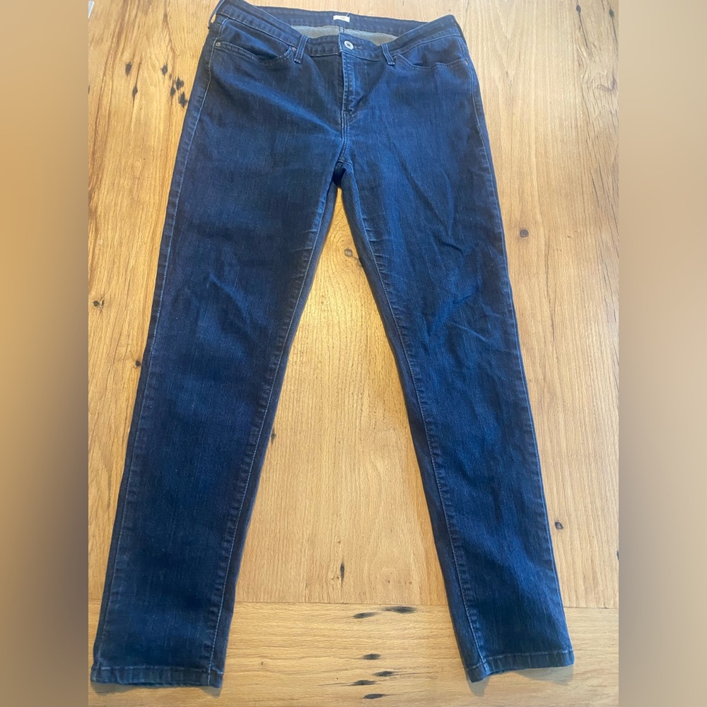 Levi's Dark‎ Blue Women's Skinny Jeans Women’s 14 Preloved